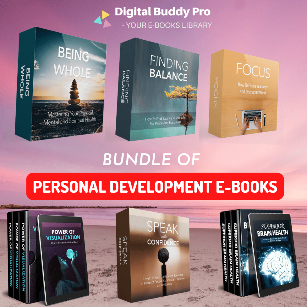 Personal Development E-Books Bundle – DigitalBuddyPro